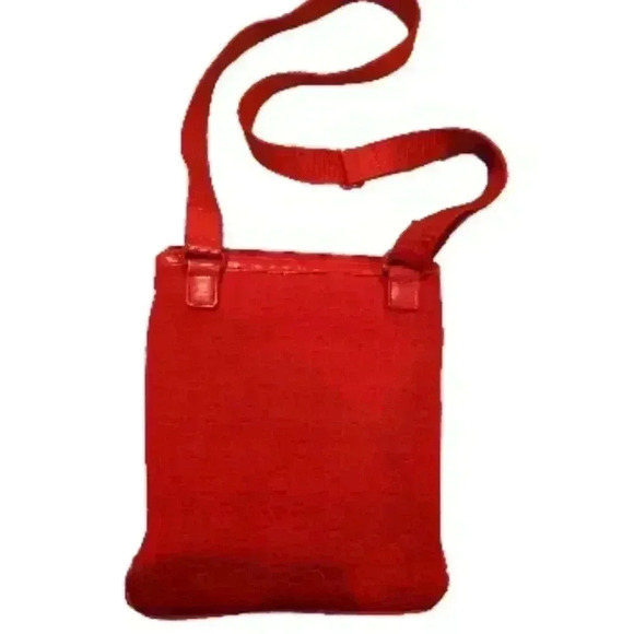 Michael Kors Red Neoprene Signature Crossbody Bag - Picture 2 of 14